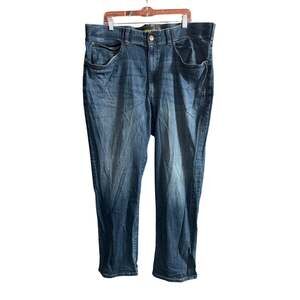 Lee Big Men's Light Wash Extreme Motion Denim Jeans Size 44W 32L 44x32